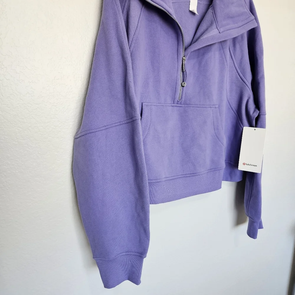 NWT Lululemon | Scuba Oversized Funnel-Neck Half Zip Purple, Womens XL / XXL - Picture 3 of 10